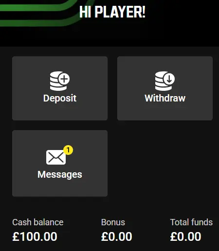 Unibet Deposit