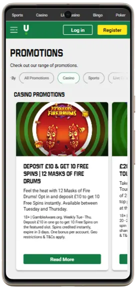 Unibet Mobile Casino
