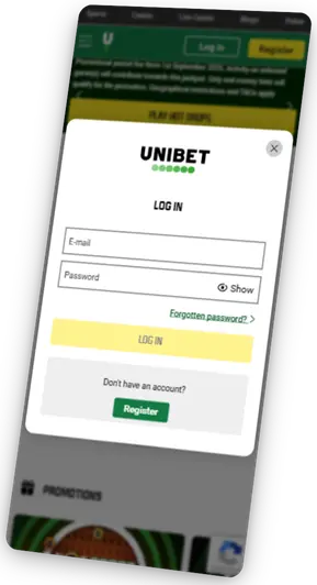 Unibet login