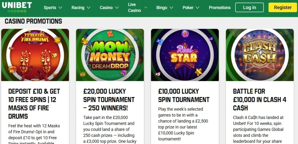 unibet promo code